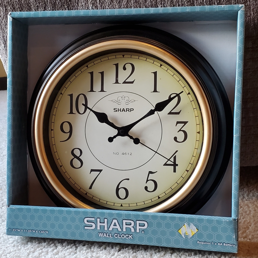 Brand New Sharp wall clock